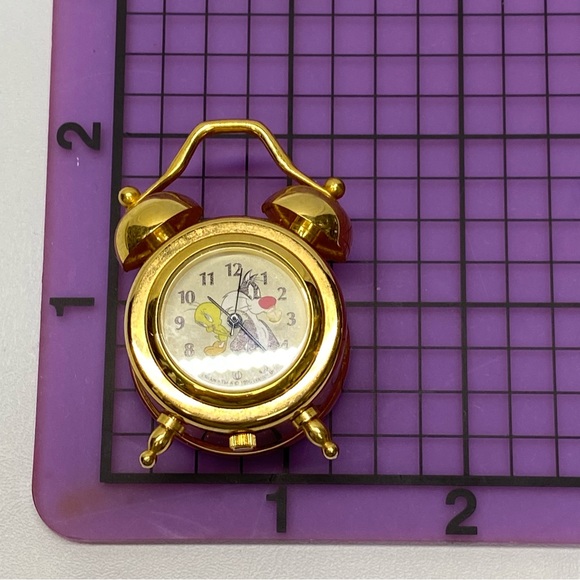 Looney Tunes Sylvester & Tweety Bird Miniature Clock Westclock NO BATTERY 1996 - Picture 9 of 12